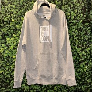 GOD IS Dope Sweatshirt  Hoodie Size L GUC